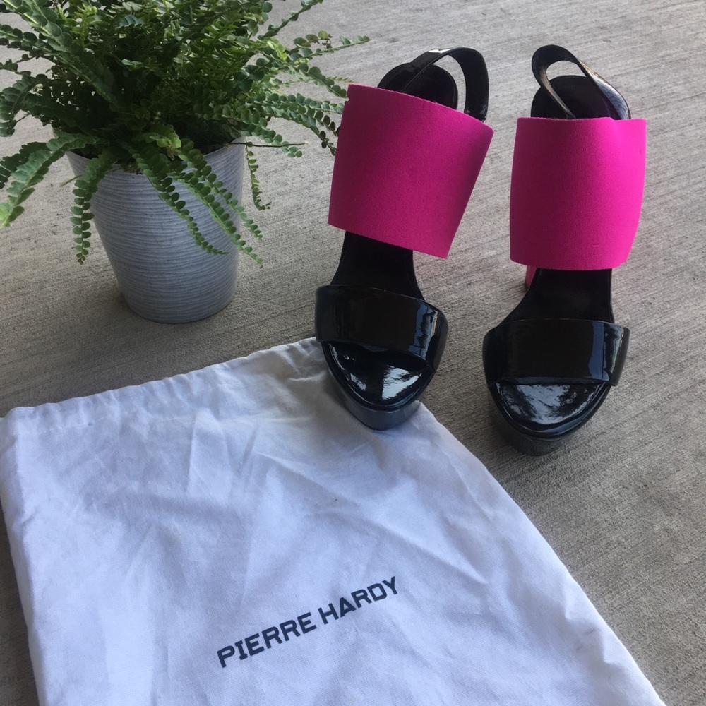 Pierre Hardy Neoprene & Patent Heels